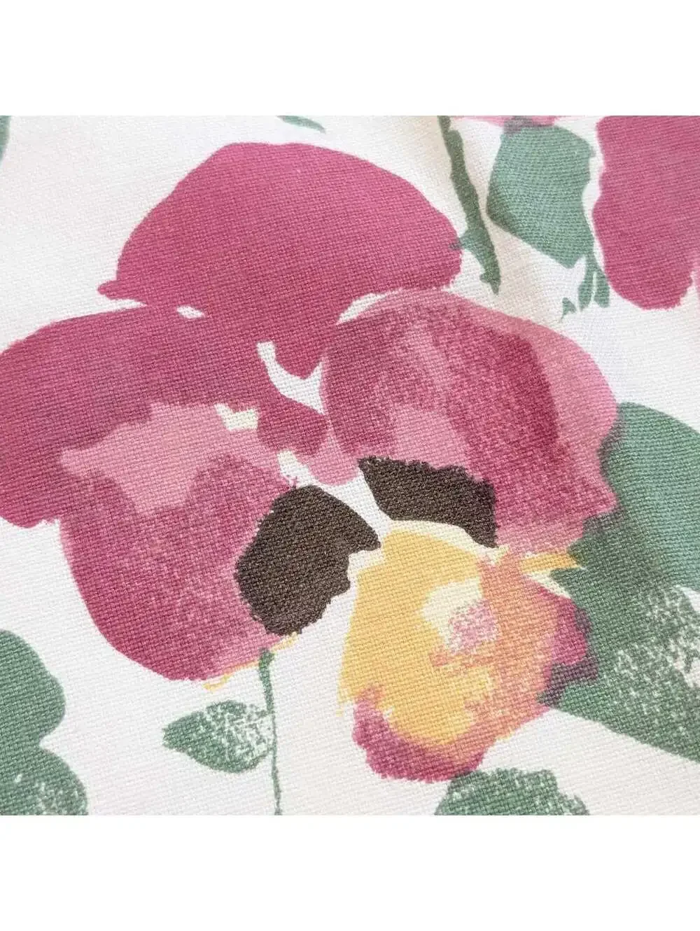 Vintage Vera Neumann Cloth Napkins with Watercolor Style Floral Pattern